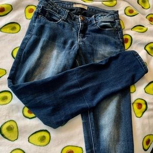 Dark blue faded Skinny Jeans